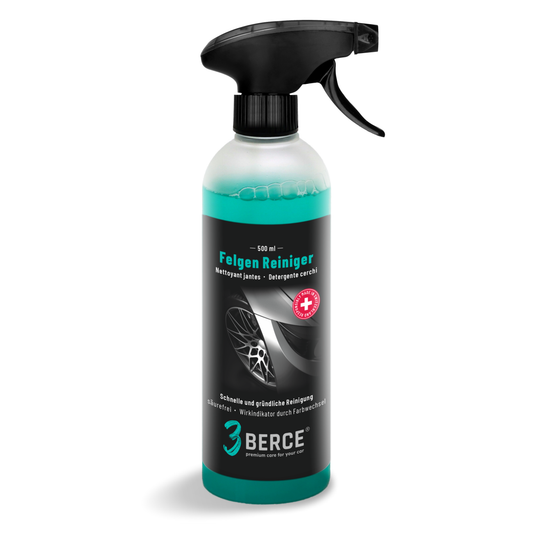 Felgenreiniger 500ml pH-neutral säurefrei – Bremsstaub Entferner Auto Felgen, Berce