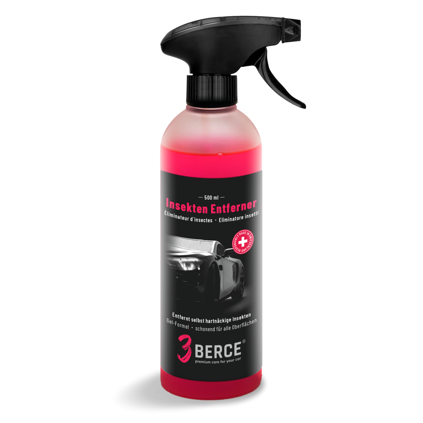 Insektenentferner Auto 500ml – entfernt Insektenreste Lack & Chrom, Berce