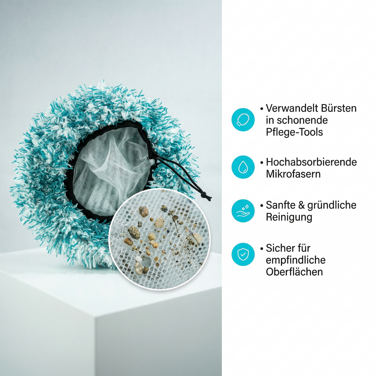 Berce ScratchCover – Lackschonender Gummi-Aufsatz für Waschbürsten